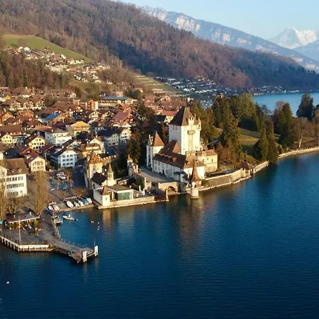 Am Thunersee, 4 Sterne Privatwohnung, 2 Schlafzimmer, Gratis Parkplatz, Seeblick *