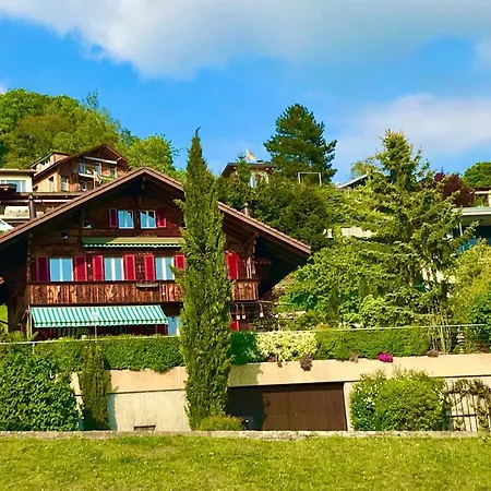 Apartamento Am Thunersee, 4 Sterne Privatwohnung, 2 Schlafzimmer, Gratis Parkplatz, Seeblick *