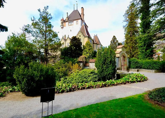 Am Thunersee, 4 Sterne Privatwohnung, 2 Schlafzimmer, Gratis Parkplatz, Seeblick 오베르호펜